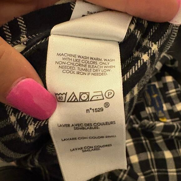 Ralph Lauren Men’s Black Plaid Shirt XXL Classic Performance Flannel Country - Picture 5 of 7